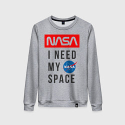 Женский свитшот Nasa i need my space