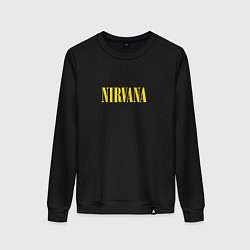 Женский свитшот Nirvana Нирвана Логотип