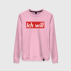 Женский свитшот Ich will