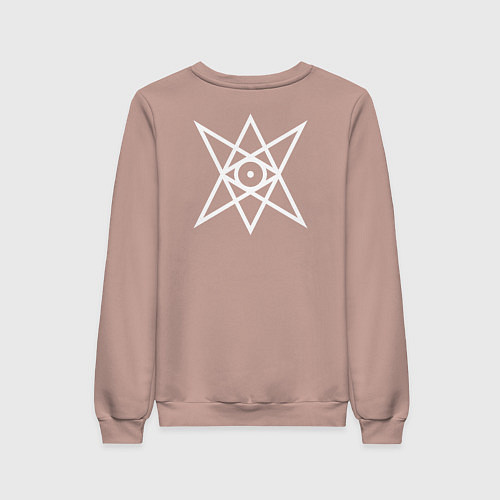 Женский свитшот GHOSTEMANE НА СПИНЕ / Пыльно-розовый – фото 2