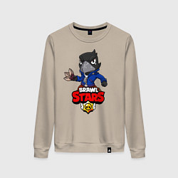 Женский свитшот BRAWL STARS CROW