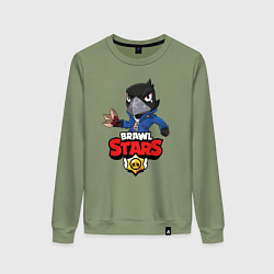 Женский свитшот BRAWL STARS CROW