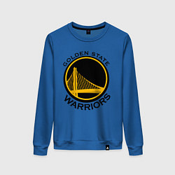 Свитшот хлопковый женский GOLDEN STATE WARRIORS, цвет: синий