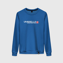 Свитшот хлопковый женский UMBRELLA CORP, цвет: синий