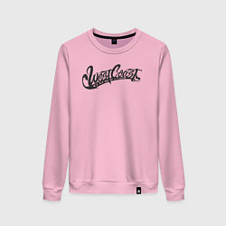 Свитшот хлопковый женский West Coast Customs, цвет: светло-розовый