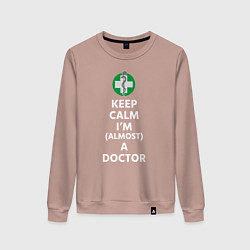 Женский свитшот Keep calm I??m a doctor