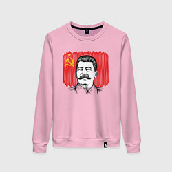 Женский свитшот Сталин и флаг СССР