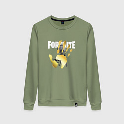 Свитшот хлопковый женский Fortnite, цвет: авокадо