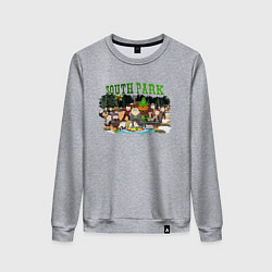 Свитшот хлопковый женский South Park, цвет: меланж