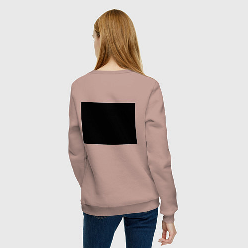 Женский свитшот Изоляция / Пыльно-розовый – фото 4