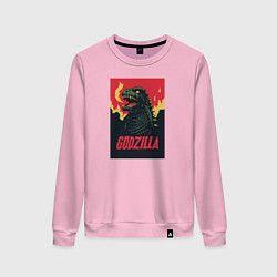Женский свитшот Godzilla