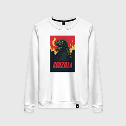 Женский свитшот Godzilla