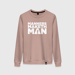 Женский свитшот Manners maketh man