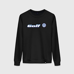 Свитшот хлопковый женский Volkswagen Golf Z, цвет: черный