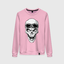 Женский свитшот Skull and glasses