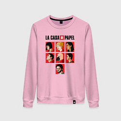 Женский свитшот БУМАЖНЫЙ ДОМ