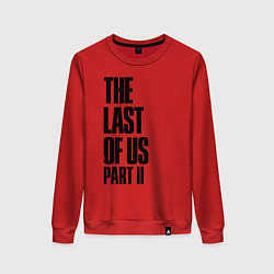Свитшот хлопковый женский The Last Of Us PART 2, цвет: красный