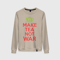 Женский свитшот Make tea not war