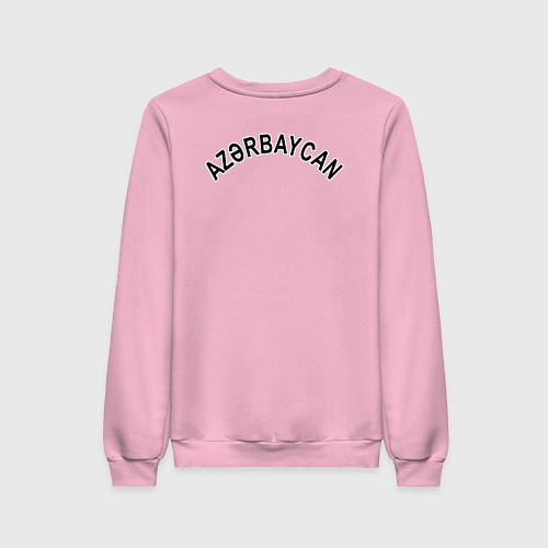 Женский свитшот Азербайджан / Светло-розовый – фото 2