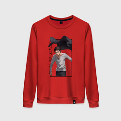 Свитшот хлопковый женский Matrix, цвет: красный