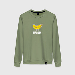 Свитшот хлопковый женский RUSH BANANA, цвет: авокадо