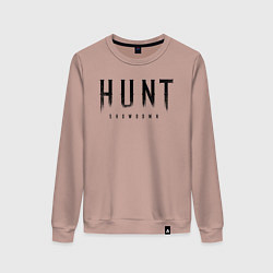 Женский свитшот HUNT: showdown черный