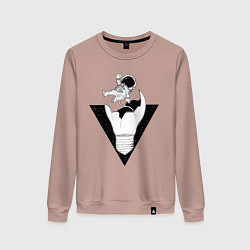 Женский свитшот Космонавт падает