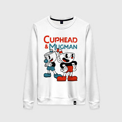 Женский свитшот Cuphead & Mugman