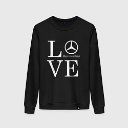 Женский свитшот LOVE MERCEDES BENZ