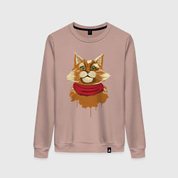 Женский свитшот Рыжий Кот