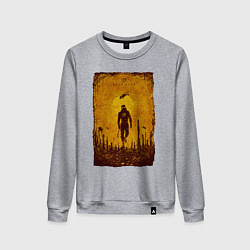 Свитшот хлопковый женский FREEMAN HALF-LIFE 2 Z, цвет: меланж