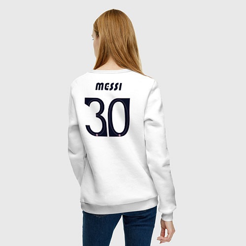 Женский свитшот PSG Messi 30 New 202223 / Белый – фото 4