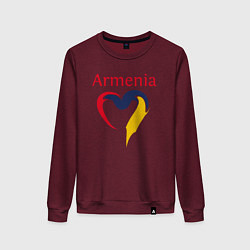 Женский свитшот Armenia Heart