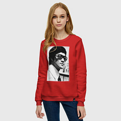 Свитшот хлопковый женский Dragon Legend, цвет: красный — фото 2