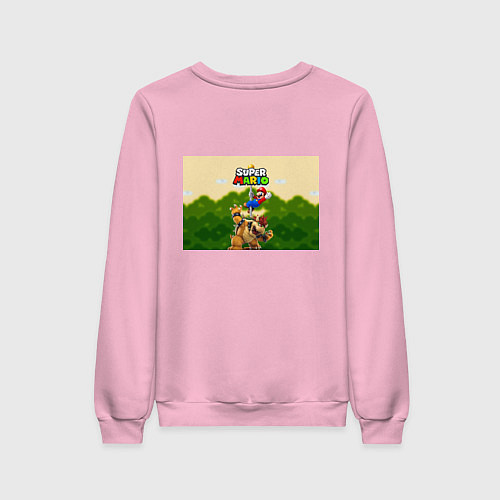 Женский свитшот Mario Coins / Светло-розовый – фото 2