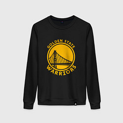 Свитшот хлопковый женский Golden state Warriors NBA, цвет: черный