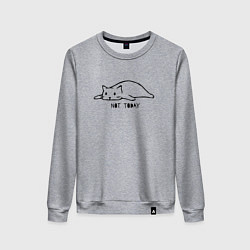 Женский свитшот Кот не сегодня