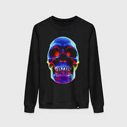 Женский свитшот Cool neon skull