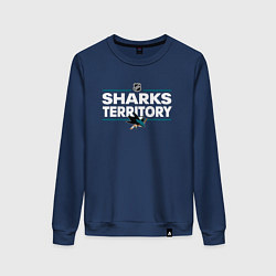 Женский свитшот SHARKS TERRITORY САН-ХОСЕ ШАРКС