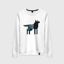 Женский свитшот Wolf Minimalism