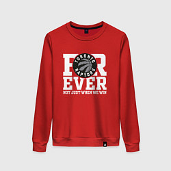 Свитшот хлопковый женский Toronto Raptors FOREVER NOT JUST WHEN WE WIN, цвет: красный