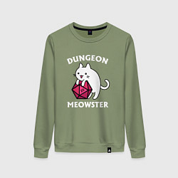 Женский свитшот Dungeon Meowster