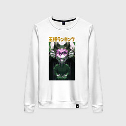 Свитшот хлопковый женский DAIDA, цвет: белый