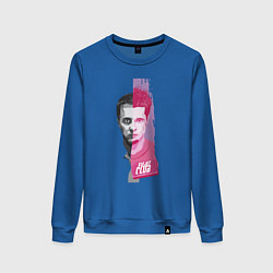 Свитшот хлопковый женский Fight CluВ, цвет: синий