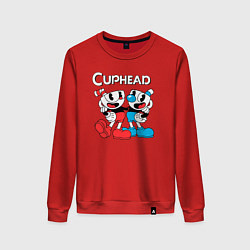 Женский свитшот Cuphead Чашечки