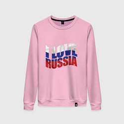 Женский свитшот Love - Russia