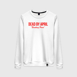 Женский свитшот Dead by april metal,