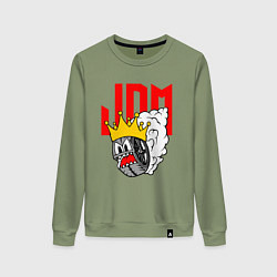 Женский свитшот JDM Wheel King