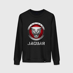 Свитшот хлопковый женский JAGUAR Jaguar, цвет: черный