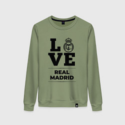 Женский свитшот Real Madrid Love Классика